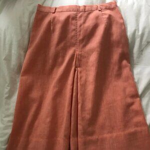 Vintage cotton knee length skirt